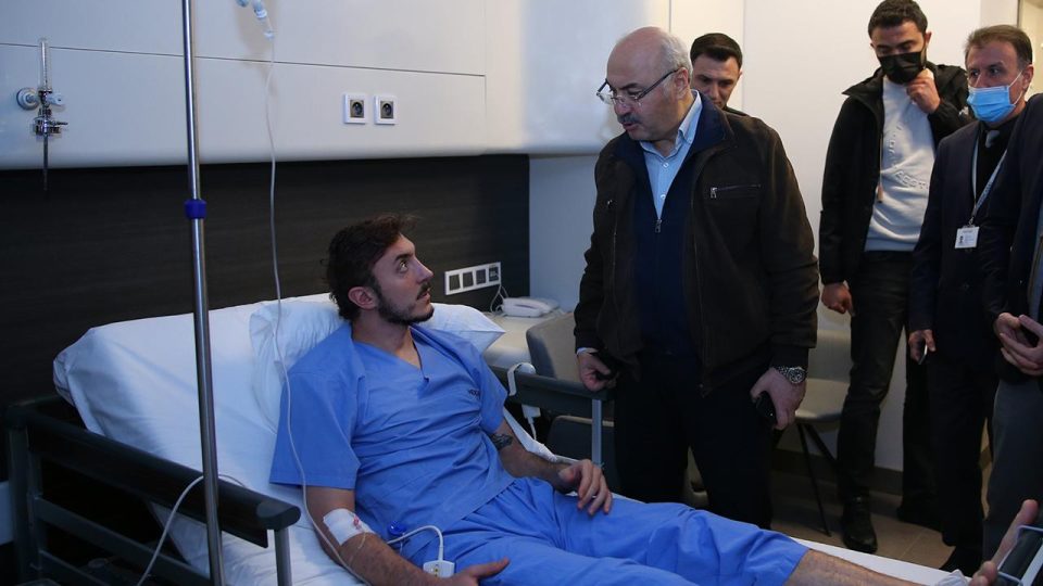 Altay kalecisi Ozan Evrim Özenç taburcu edildi